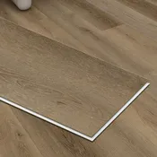 Alpine Preston Oak 7 in. x 48 in. 5mm Luxury Vinyl Plank Flooring, Click Lock, Waterproof, 22 MIL Wear Layer, 23.95 sq.ft/Box
