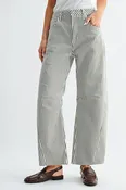 Barrel Jean With Seams