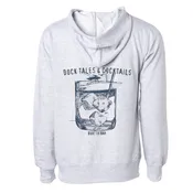 Dock Tales and Cocktails Hoodie - Heather Grey