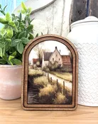 Arch Top Vintage Print – Dirt Lane