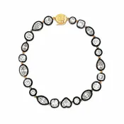 14Kt Various Diamonds Geogian Bracelet
