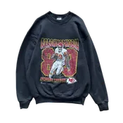 WESTSIDE STOREY VINTAGE | VINTAGE 90S ANDRÉ RISON SPIDER-MAN DEADSTOCK KC CHIEFS SWEATSHIRT - BLACK
