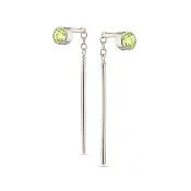 Birthstone Glide Threaders (Jan-Dec) - Silver