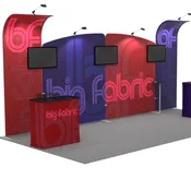 10×20 Big Fabric Trade Show Booth Kit