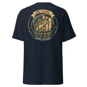 250 Years Same Excuse T-Shirt | The Big One Got Away | Funny Patriotic Bass Fishing Tee Gift