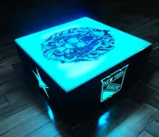 Modern Lighted Table – 42 x 42