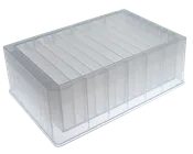 12 channel full height reservoir, multi-well, 22mL (channel), natural, 5 plts/pk, 10 pks/cs