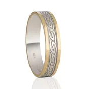 5 mm Celtic Waves Wedding Ring by Boru — Unique Celtic Wedding Rings