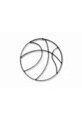 Basketball Metal Wall Decor