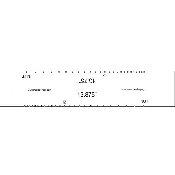 13.75-inch, 13.875-inch Fret Slotting Template