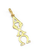 14k Solid Gold Alpha Chi Omega Lavaliere