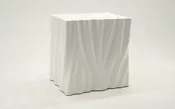 Large White Pedestal by Philippe Starck. Draped Table Motif. Expertly Restored — RETRO INFERNO
