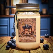 Baked Blueberry Buckle Mason Jar Candle-16 oz
