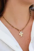 18" Agatha Cross Necklace