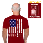Memorial Day Post Shirts (DD-MEMFLAG) LEGION