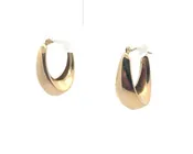 14 Karat Small Hoop Estate Earrings