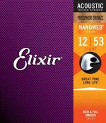 Elixir Phosphor Bronze NANOWEB Light Strings - 16052