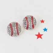 Baseball Stud Earrings