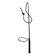 24" Braided Nylon Crop W/Lash & Wrist Loop