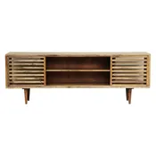 The Cielo Media Cabinet – 84" |  Sliding Door Credenza in Solid Hardwood