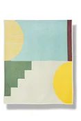 Marine No. 4 Cotton Blanket/Throw by Yanyi Ha