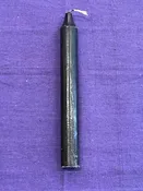 6” Black candle