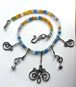 Claireworks / ART STUDIO — Wild for Summer ...Sterling silver necklace