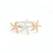 14K 2T Diam Starfish Ring (0.33ctw)