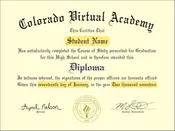 Diploma for ColoradoEd