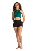 ADULT DONNA SHIRRING HALTER TOP-DANSHUZ