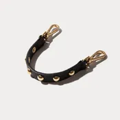Annie Wristlet - Black/Gold