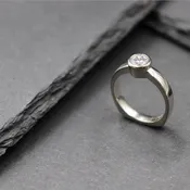Bezel Solitaire Ring