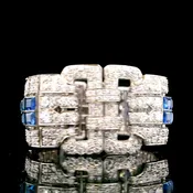 Diamond Saphire Bracelet