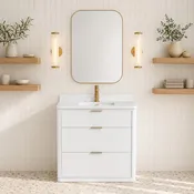 Aria 36" Bathroom Vanity in White