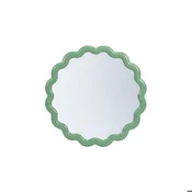 22" Round Scalloped Wall Mirror