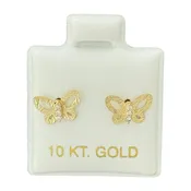 10KT Butterfly Gold Earrings