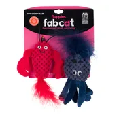 FabCat Floppy Lobster & Octopus 2PK