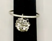Floating Floral Sphere Bangle