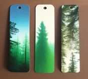 Book Markers 4 up Rounded Edge w/ hole for Printers