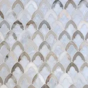 Allure Light, Glacier Multi Finish Theodora Marble Mosaic (MYS)