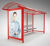 Bus Shelter Poster Ad by Image Square