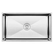 31.25" TICOR E3156 PACIFIC SERIES 16-GAUGE STAINLESS STEEL UNDERMOUNT SINGLE