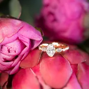 Adel Chefridi Oval and Round Rosebud Ring