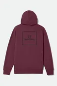 Alpha Square Hoodie - Maroon/Black
