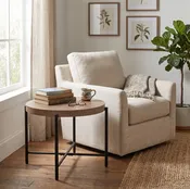 28"R End Table