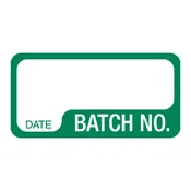 1″ x 2″ Batch Number Label