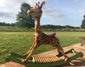 Whimsical Rocking Giraffe — Greenfield Woodworks