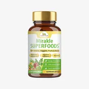 Mirakle Superfoods Greens - 30+ Green Juices & Veggies