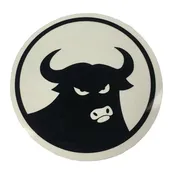 662 Bull sticker CLASSIC 4" - transparent