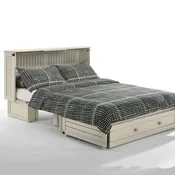 Daisy Murphy Cabinet Bed White Finish